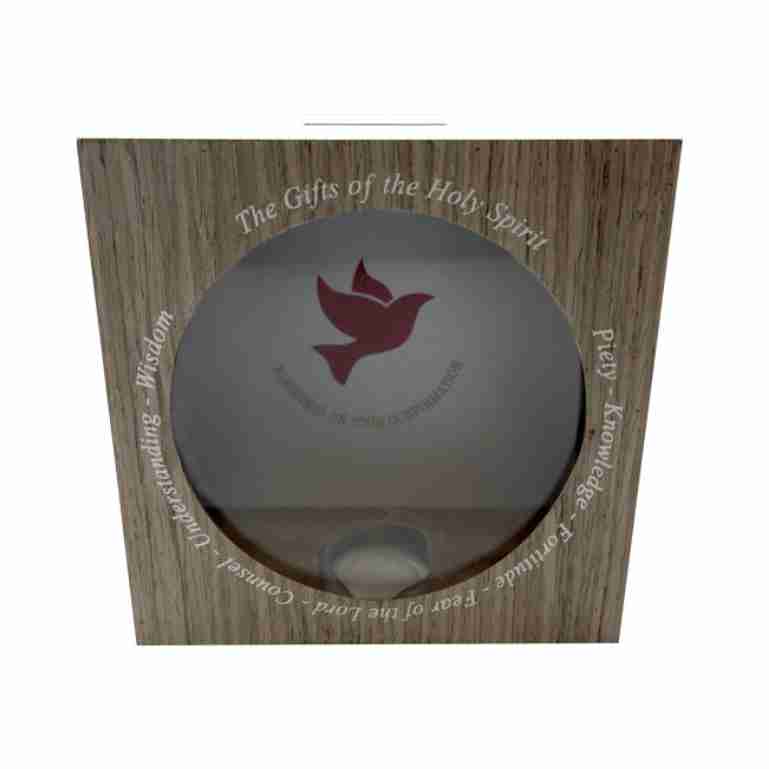 Confirmation Money Box - Brown Wood